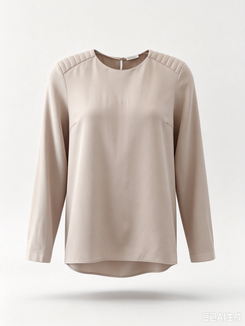 Brunello Cucinelli blush pink long‑sleeve blouse